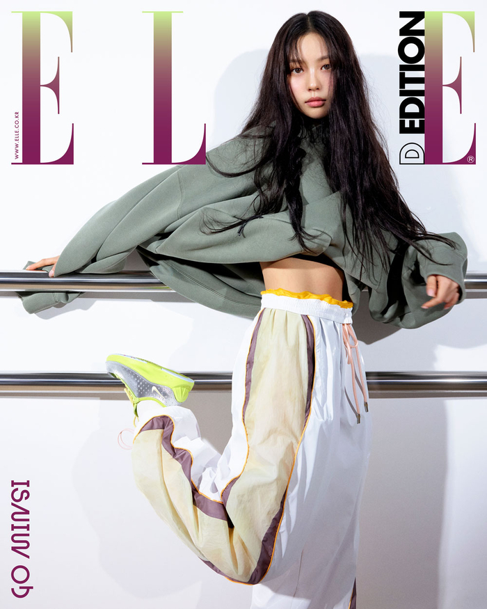 高敏诗登上《ELLE》数码封面，展现“优雅运动”风采
