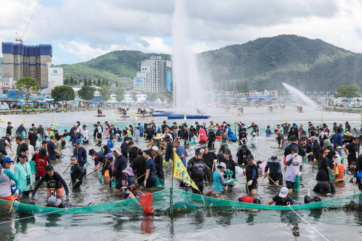 정남진 장흥 물축제
